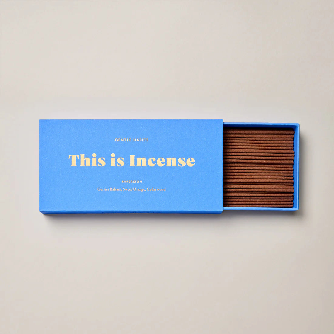 Gentle Habits Immersion — this is the scent to transform you to relax and disconnect you from the everyday.