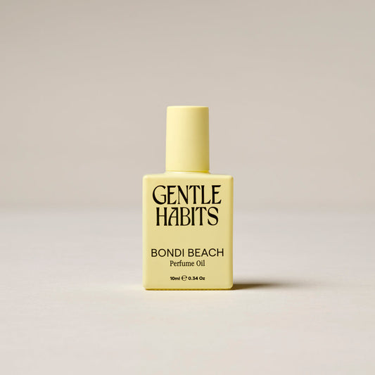 Gentle Habits Perfume Oil in Bondi — citrus Grapefruit, Masculine, Woody Elevate your scent routine with our Gentle Habits roll-on perfume oils.