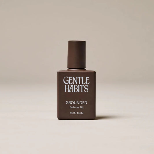 Gentle Habits Perfume Oil in Grounded — "A hint of spice and a warm earthy base" Elevate your scent routine with our Gentle Habits roll-on perfume oils.