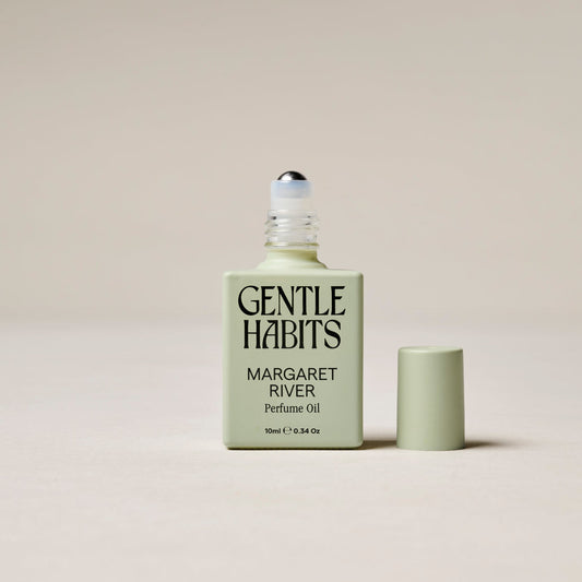 Gentle Habits Perfume Oil in Margaret River — woody, Musk, Aromatic Elevate your scent routine with our Gentle Habits roll-on perfume oils.