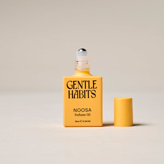 Gentle Habits Perfume Oil in Noosa — citrus, Sweet, Woody Elevate your scent routine with our Gentle Habits roll-on perfume oils.