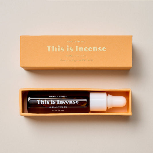 Gentle Habits Ritual Diffuser Oil in Noosa — mandarin, Cypress, Patchouli Take it slow with our collection of Gentle Habits Ritual Diffuser Oils.