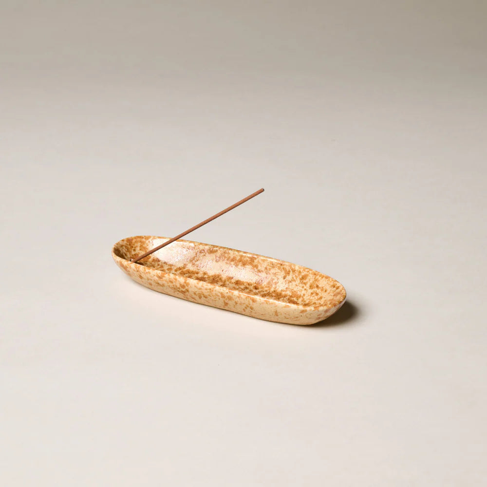 Gentle Habits The Collector Ceramic Holder in Brown speckle — ceramic Collector Holder Elevate your rituals with our beautiful Ceramic Collector Holder - the perfect holder for our This Is Incense sticks.