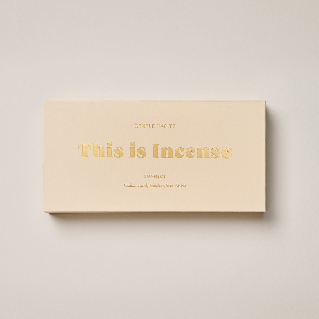 Gentle Habits This is Incense in Connect, product photo.
