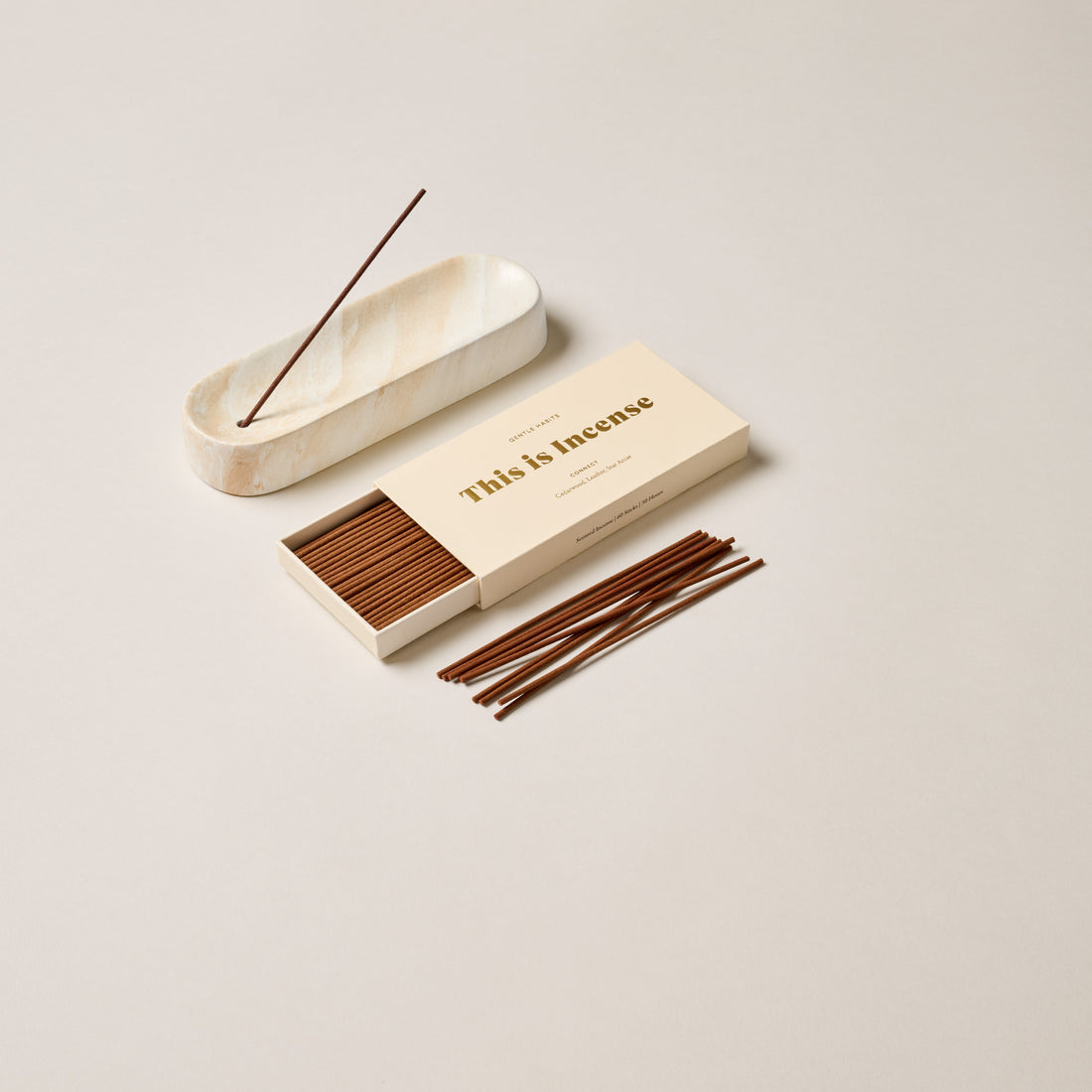 Gentle Habits This is Incense in Connect, product photo.