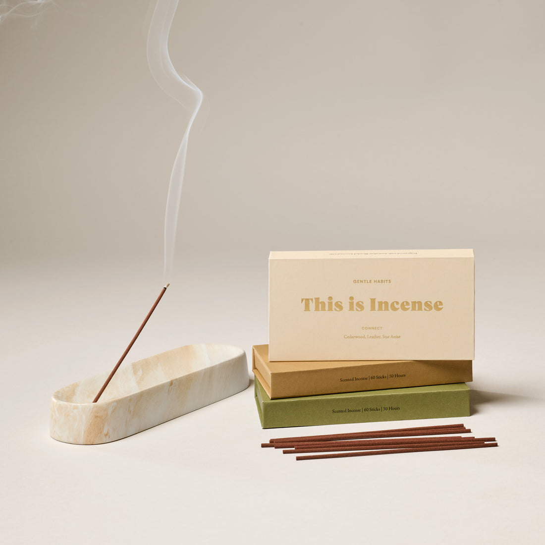 Gentle Habits This is Incense in Connect, product photo.