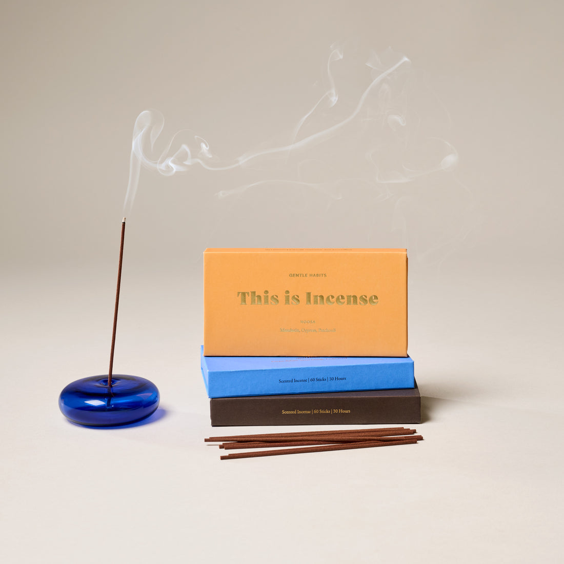 Gentle Habits This is Incense in Noosa — citrus, Sweet, Woody If you love Byron you will love Noosa! Delicate and woody with a hint of sweetness.