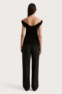 Faithfull The Brand 'Heidi Knit Top' - Black