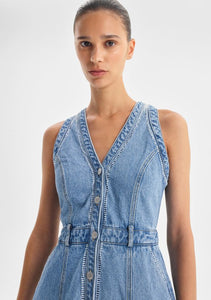 Morrison 'Hendrix Denim Dress' - Light Blue