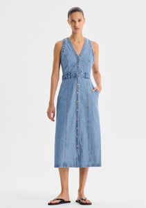 Morrison 'Hendrix Denim Dress' - Light Blue