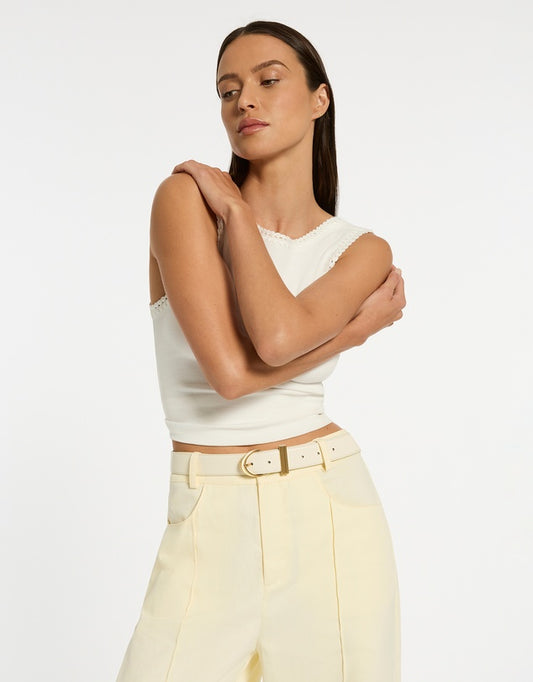 Under Your Spell Belt Ivory / Gold