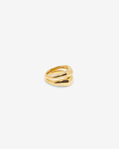 Flash Jewellery 'Vague Ring Set' - 14K Vermeil Gold