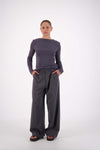 Jasmine Alexa Gigi Trouser in Steel Grey — effortlessly polished, the Gigi Trouser from Jasmine Alexa blends relaxed tailoring with everyday wearability.