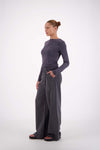 Jasmine Alexa Gigi Trouser in Steel Grey — effortlessly polished, the Gigi Trouser from Jasmine Alexa blends relaxed tailoring with everyday wearability.