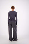 Jasmine Alexa Gigi Trouser in Steel Grey — effortlessly polished, the Gigi Trouser from Jasmine Alexa blends relaxed tailoring with everyday wearability.