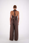 Jasmine Alexa Melissa Tie Top in Taupe — a fresh take on daily layering.