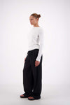 Jasmine Alexa Soho Long Sleeve Top in White — the ultimate styling base.