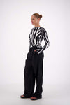 Jasmine Alexa Soho Long Sleeve Top in Zebra — the ultimate styling base for adding some pattern to your wardrobe.