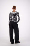 Jasmine Alexa Soho Long Sleeve Top in Zebra — the ultimate styling base for adding some pattern to your wardrobe.
