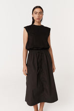 Rowie 'Jessica Organic Midi Dress' - Tonal Noir