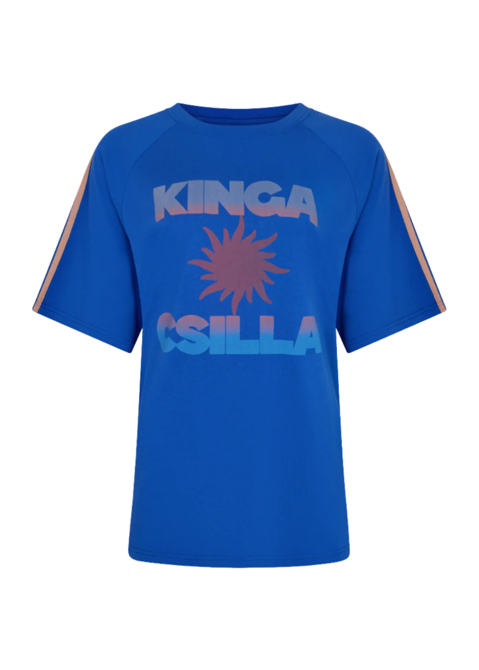 Kinga Csilla Sunset Tee in Blue — the Sunset Tee returns to inject some serious dopamine into your everyday wardrobe.