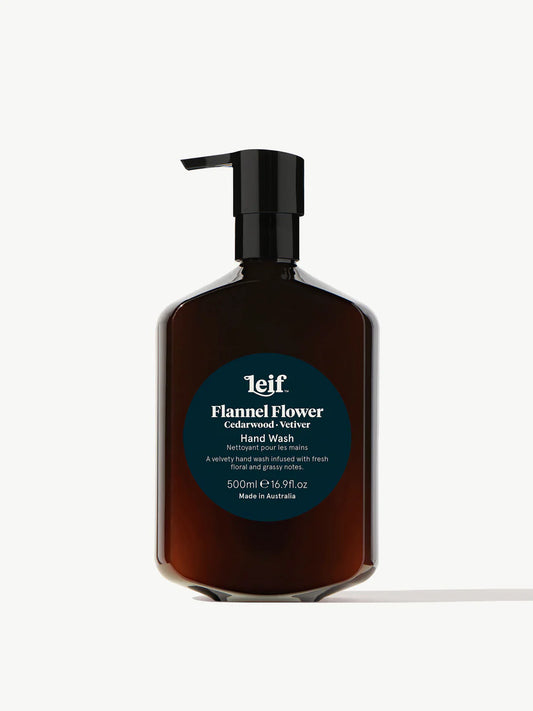 Leif Flannel Flower Hand Wash - 500ml — this pretty East Coast native is the hero of our latest formula for hand.