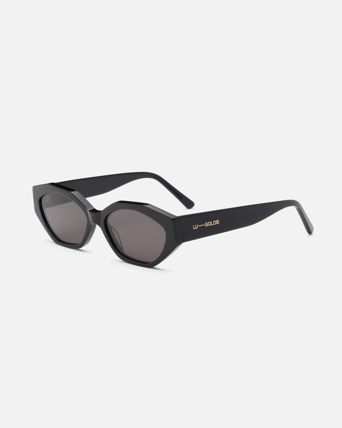 Lu Goldie - Eliana Sunglasses in Black — these honeys are the sunnies equivalent of spending an hour and a half doing no-makeup-makeup and woke-up-like-this hair.