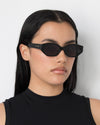 Lu Goldie - Eliana Sunglasses in Black — these honeys are the sunnies equivalent of spending an hour and a half doing no-makeup-makeup and woke-up-like-this hair.