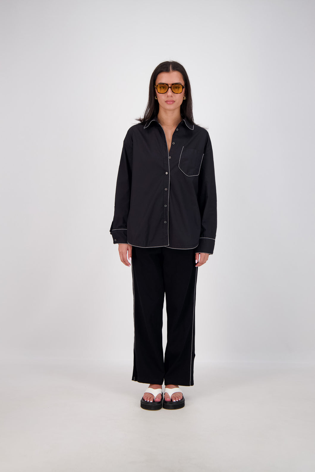 Jasmine Alexa 'Manarola Shirt' - Black