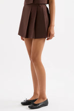 Nude Lucy 'Easton Tailored Mini Skirt' - Cocoa