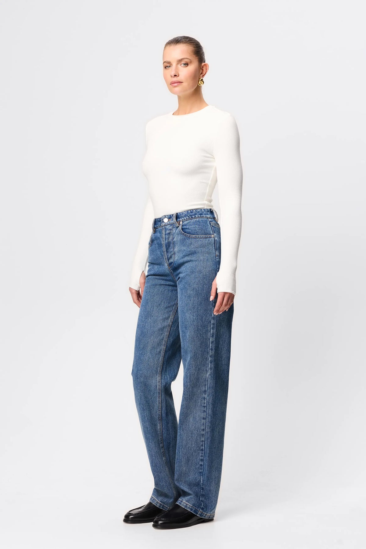 Mossman Brooklyn Top in White — meet your new favorite layering piece.