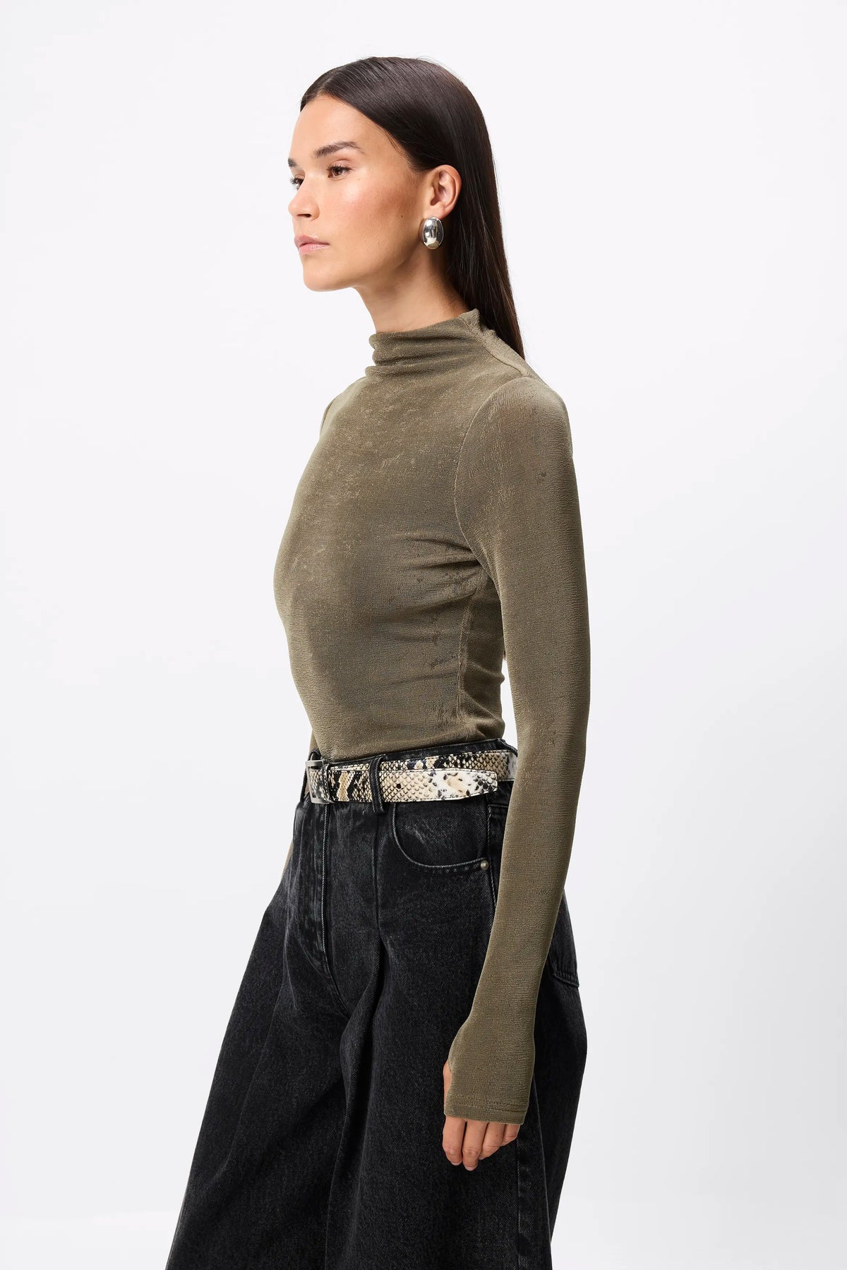 Mossman Elysion Bodysuit in Moss — redefine modern evening wear with the Mossman Elysian Bodysuit in Moss.