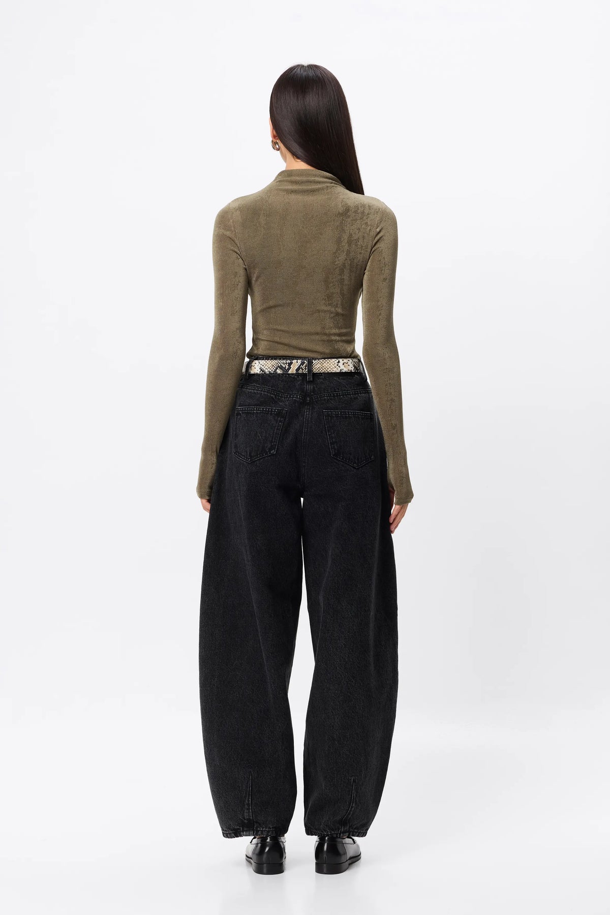 Mossman Elysion Bodysuit in Moss — redefine modern evening wear with the Mossman Elysian Bodysuit in Moss.