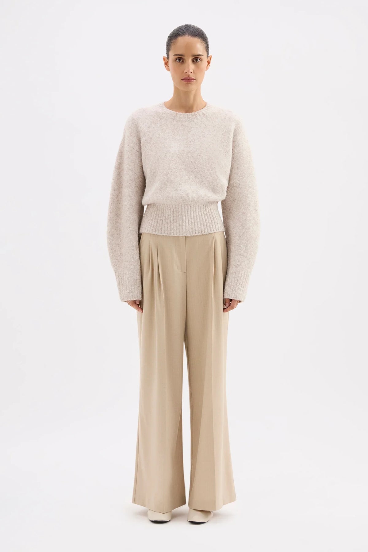 Nude Lucy Elsie Knit in Cream — meet the cozy, texture-rich layer your capsule wardrobe has been begging for.