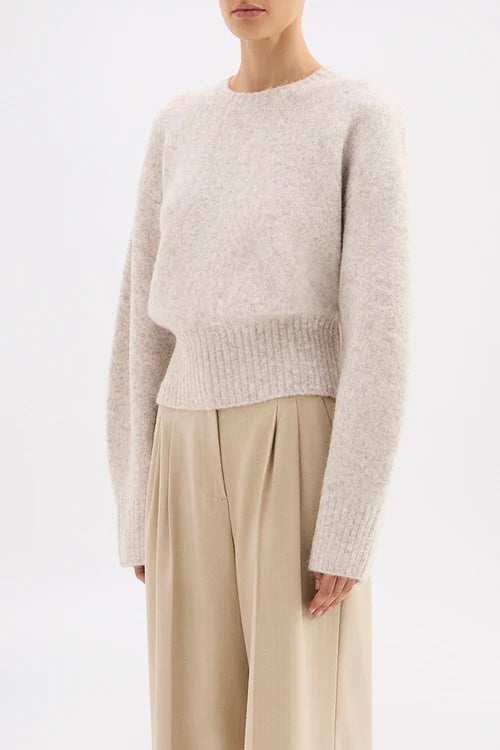 Nude Lucy Elsie Knit in Cream — meet the cozy, texture-rich layer your capsule wardrobe has been begging for.