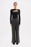 Nude Lucy Fosca Pant in Charcoal — the elevated seasonal staple your capsule wardrobe has been waiting for.