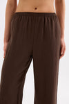Close-up front view highlighting the elastic waistband and lightweight fabric.
