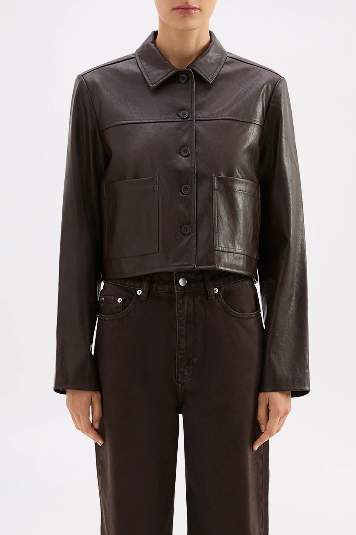 Nude Lucy Lenny Jacket in Espresso — the elevated seasonal staple your capsule wardrobe has been waiting for.