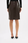 Nude Lucy Lenny Skirt in Espresso — the elevated seasonal staple your capsule wardrobe has been waiting for.