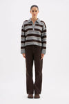 Nude Lucy Maia Rugby Knit in Charcoal — the elevated seasonal staple your capsule wardrobe has been waiting for.