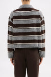 Nude Lucy Maia Rugby Knit in Charcoal — the elevated seasonal staple your capsule wardrobe has been waiting for.