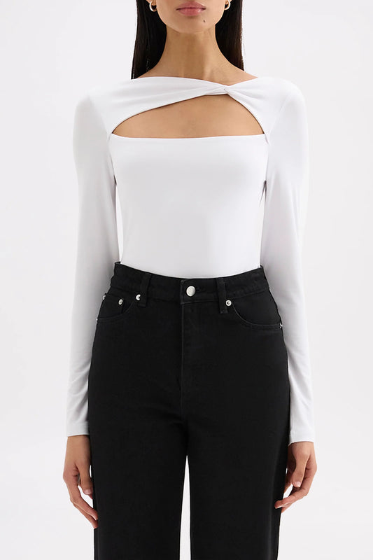 Nude Lucy Mara Top in White — bring an effortless, breezy vibe to your warm-weather wardrobe.