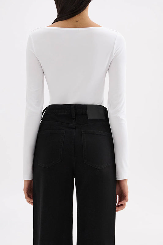 Nude Lucy Mara Top in White — bring an effortless, breezy vibe to your warm-weather wardrobe.