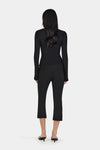 Ownley Nina Cardi Top in Black — the Nina Cardigan Top by Ownley in Black is a longsleeve top silhouette.