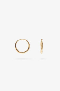 Flash Jewellery 'Momento Mini Hoops' - 14k Gold Vermeil