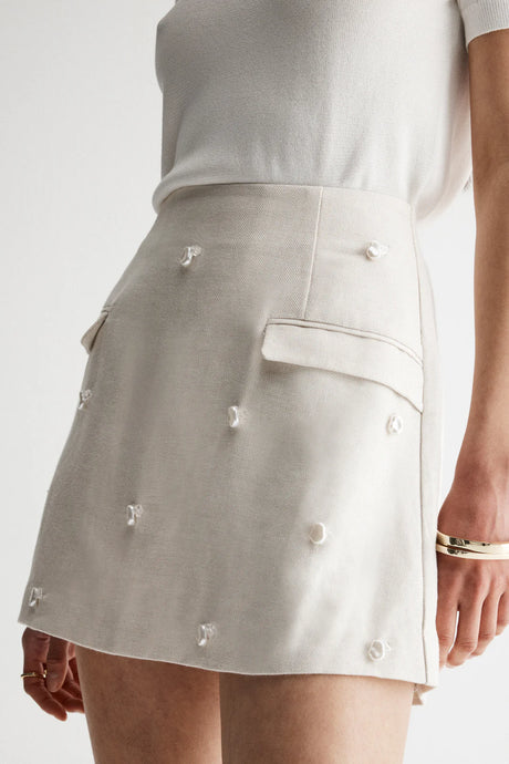 Elka Collective 'Linna Mini Skirt' - Natural