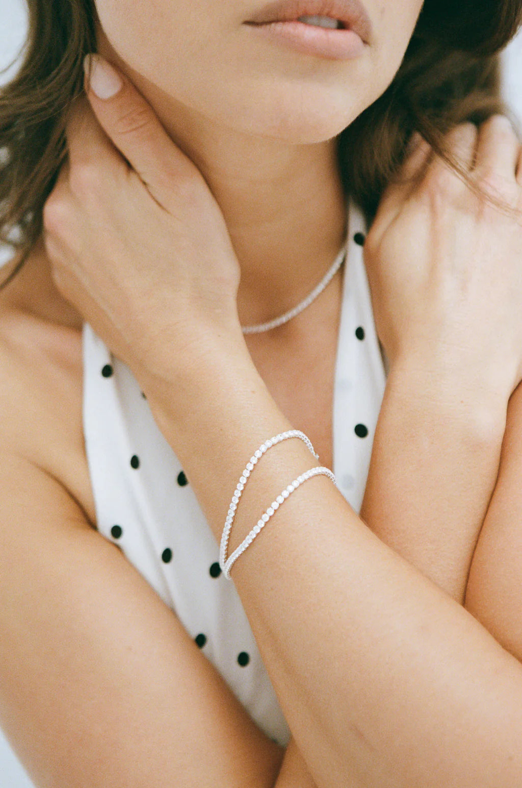 Porter Baby Celestial Bracelet White in White Gold — introducing the highly anticipated Baby Celestial Bracelet — Porter’s modern take on the timeless tennis bracelet.