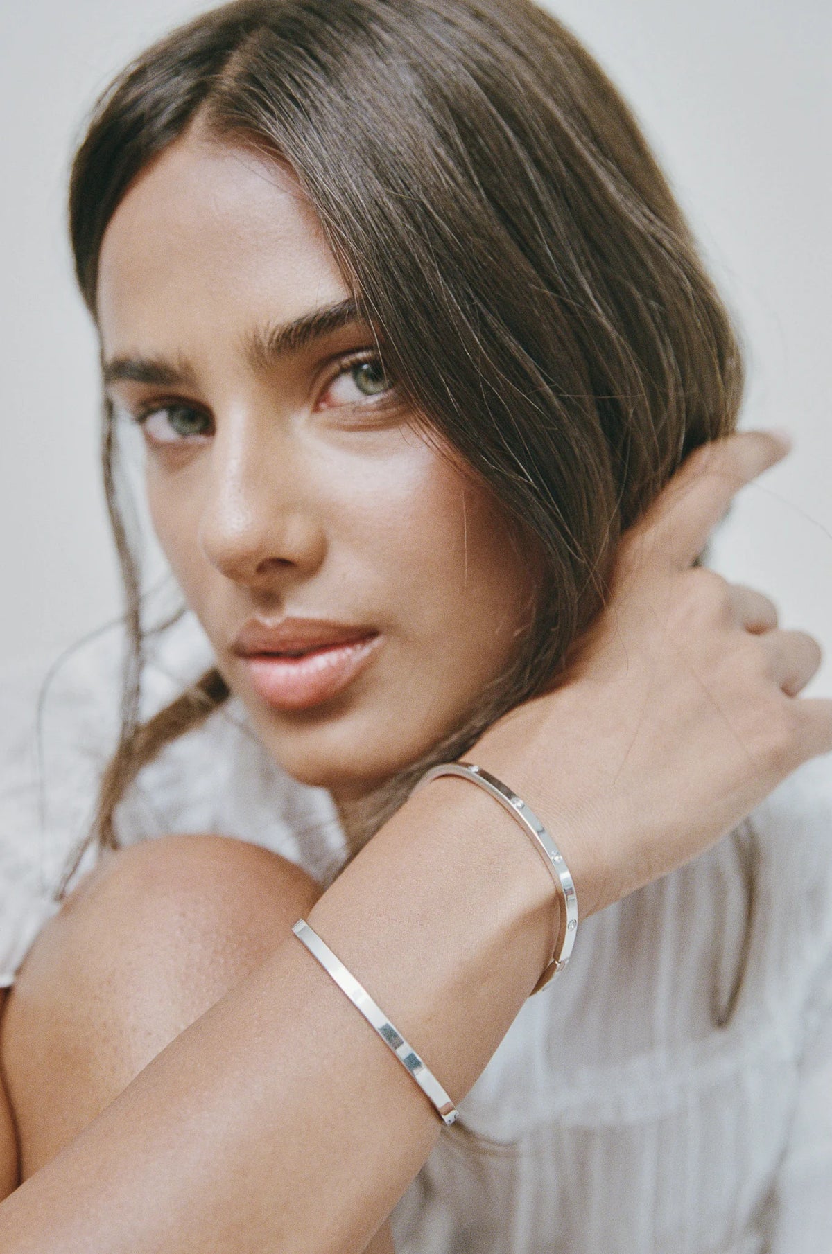 Porter Dylan Bangle in Silver — the Dylan Bangle is Porter’s modern heirloom.