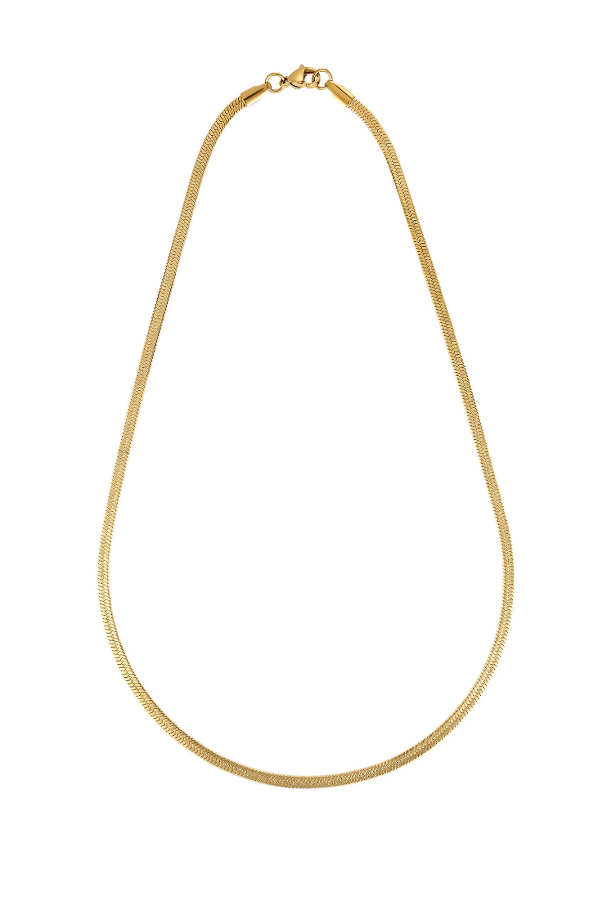 Porter Hailey Snake Necklace 3mm — the Hailey Snake Necklace — 3mm is Porter’s best-selling herringbone chain, inspired by cherished heirlooms and reimagined as a modern essential.