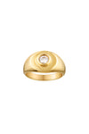 Porter Heritage Signet Pinky Ring — the Heritage Signet Pinky Ring designed to bring timeless heirloom charm to your pinky finger, this piece is the perfect blend of modern design and nostalgic craftsmanship.